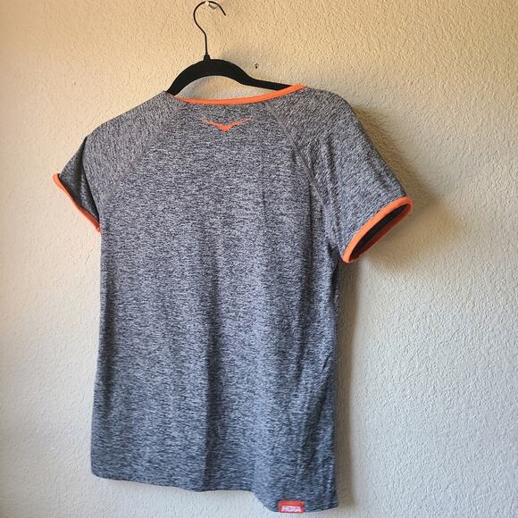 Rabbit Hoka Heather Gray and Bright Orange Tee Women's Size M - Picture 2 of 9
